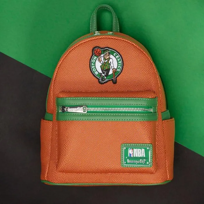 NBA Boston Celtics Basketball Logo Mini Backpack Unisex Loungefly Backpacks