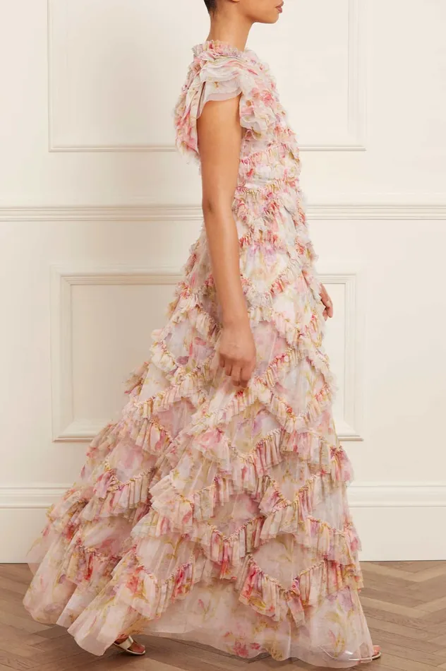 Needle and Thread Iris Genevieve Gown Multi Women Printed Dresses