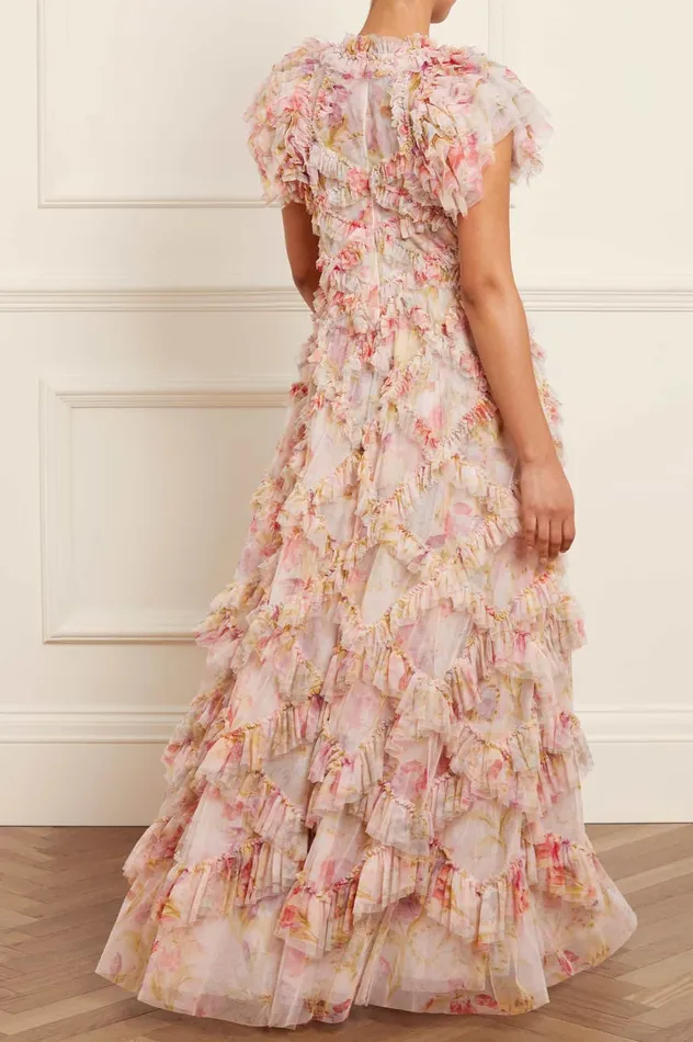 Needle and Thread Iris Genevieve Gown Multi Women Printed Dresses