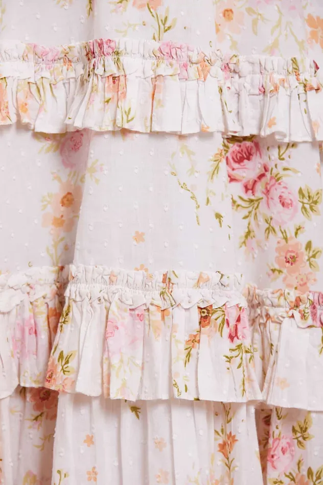 Needle and Thread Trailing Blooms Cotton Backless Ankle Gown Multi Women Day Dresses Needle and Thread Trailing Blooms Cotton Backless Ankle Gown Multi Women Day Dresses