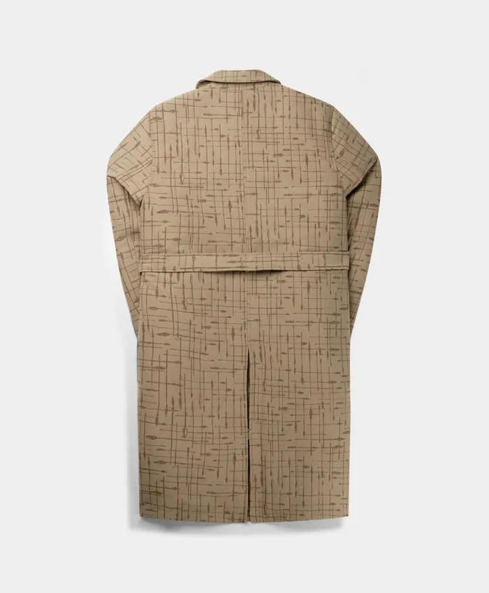 Oxford Beige Rashawn Long Jacket Men Daily Paper Jackets