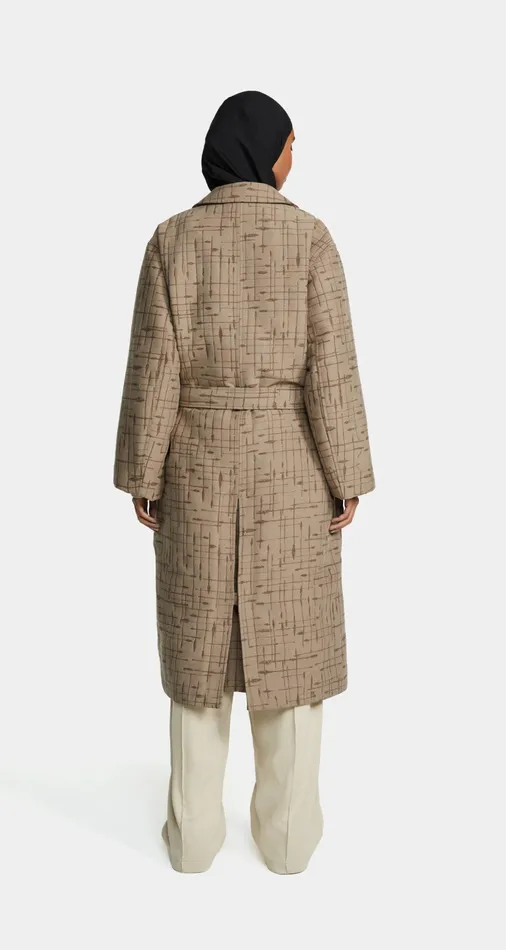Oxford Beige Rashawn Long Jacket Men Daily Paper Jackets
