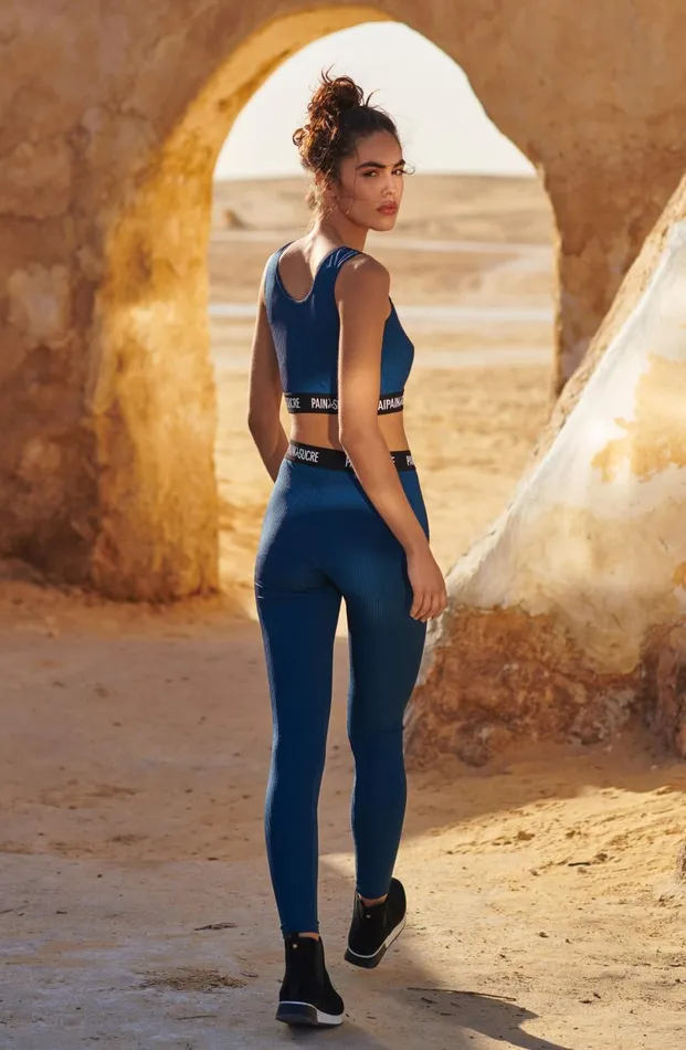 Pain De Sucre Pants and Shorts Women Tracy Petrol Blue Oil