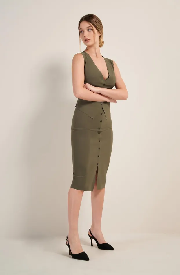 Pain De Sucre Skirts Women Mylena Lichen