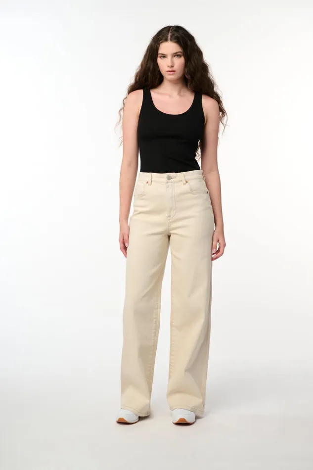 Pants Women Blank Nyc The Franklin In Vanilla Shake Pant