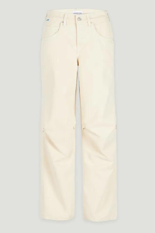Pants Women COTTON CITIZEN Mila Pant Ecru Pants Women COTTON CITIZEN Mila Pant Ecru