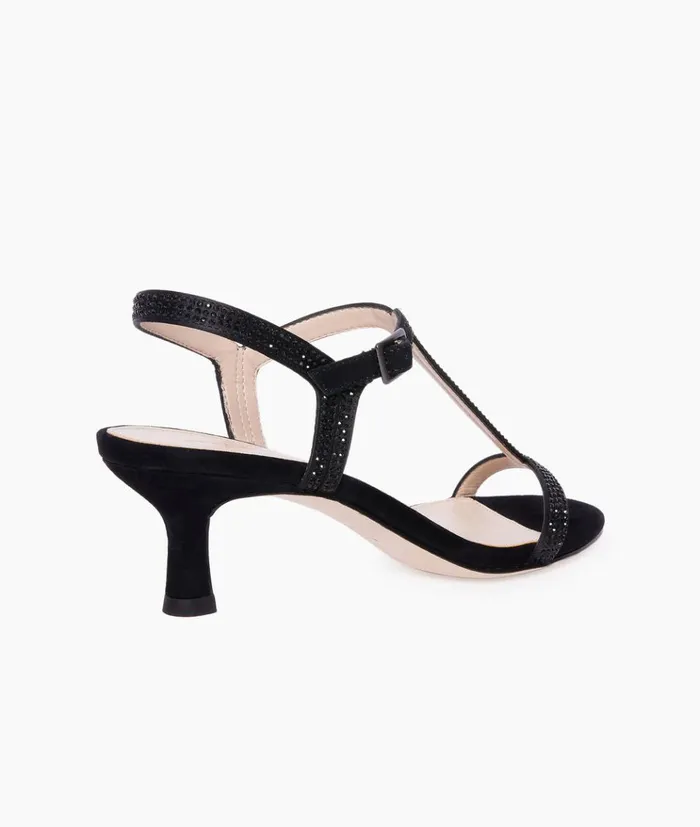 Pelle Moda Iya Low Heel 8211 Black Black SatinKid Suede Women Low Heels Pelle Moda Iya Low Heel 8211 Black Black SatinKid Suede Women Low Heels