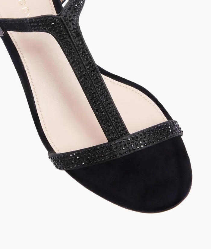 Pelle Moda Iya Low Heel 8211 Black Black SatinKid Suede Women Low Heels Pelle Moda Iya Low Heel 8211 Black Black SatinKid Suede Women Low Heels