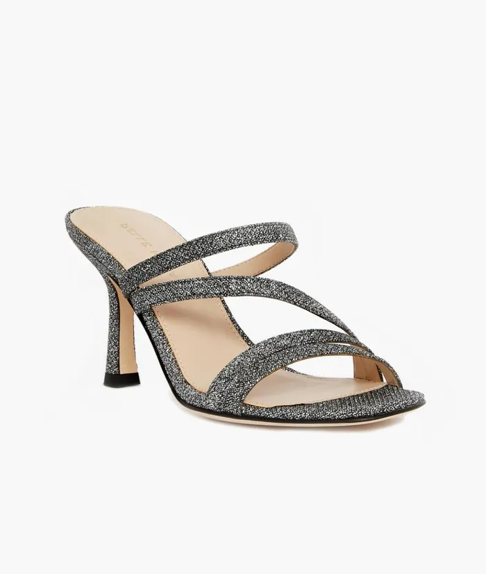 Pelle Moda Ostin Sandal 8211 Pewter Pewter Metallic Textile Women High Heels Pelle Moda Ostin Sandal 8211 Pewter Pewter Metallic Textile Women High Heels