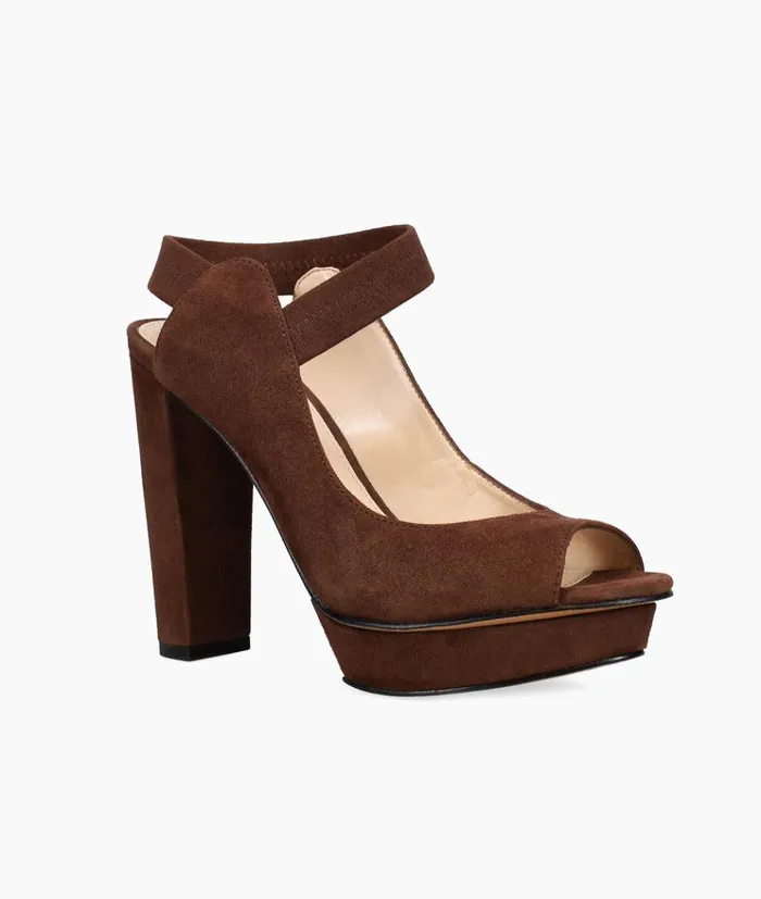 Pelle Moda Pacey Platform 8211 Chocolate Chocolate Kid Suede Women High Heels Pelle Moda Pacey Platform 8211 Chocolate Chocolate Kid Suede Women High Heels