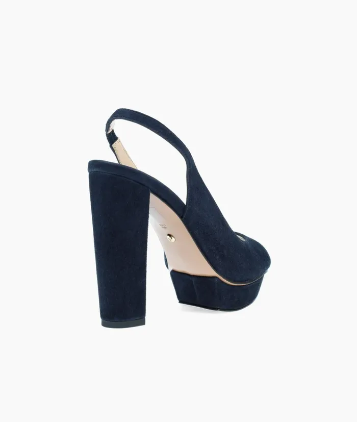 Pelle Moda Palma Platform 8211 Midnight Midnight Kid Suede Women High Heels Pelle Moda Palma Platform 8211 Midnight Midnight Kid Suede Women High Heels