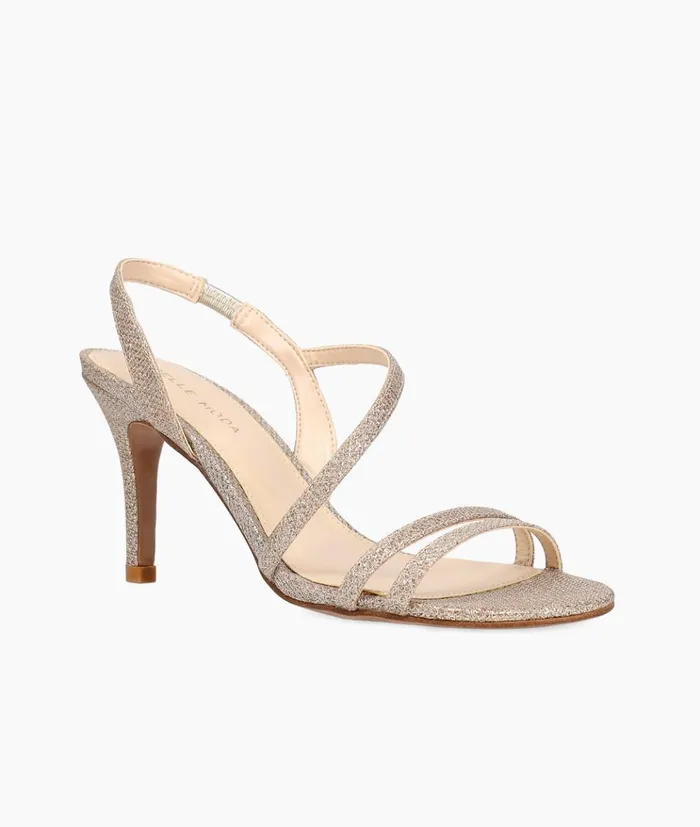 Pelle Moda Rooni Mid Heel 8211 Gold Platinum Gold Metallic Textile Women High Heels Pelle Moda Rooni Mid Heel 8211 Gold Platinum Gold Metallic Textile Women High Heels