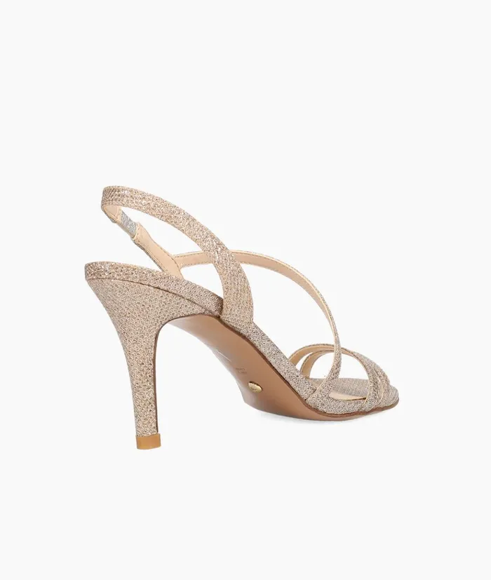 Pelle Moda Rooni Mid Heel 8211 Gold Platinum Gold Metallic Textile Women High Heels Pelle Moda Rooni Mid Heel 8211 Gold Platinum Gold Metallic Textile Women High Heels