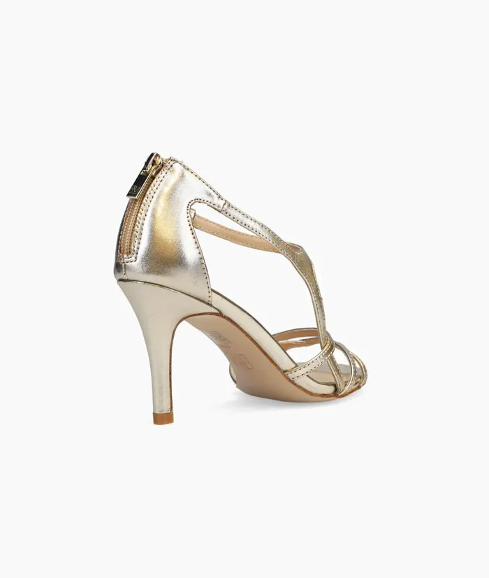 Pelle Moda Ruby Mid Heel 8211 Gold Platinum Gold Metallic Nappa Women High Heels Pelle Moda Ruby Mid Heel 8211 Gold Platinum Gold Metallic Nappa Women High Heels