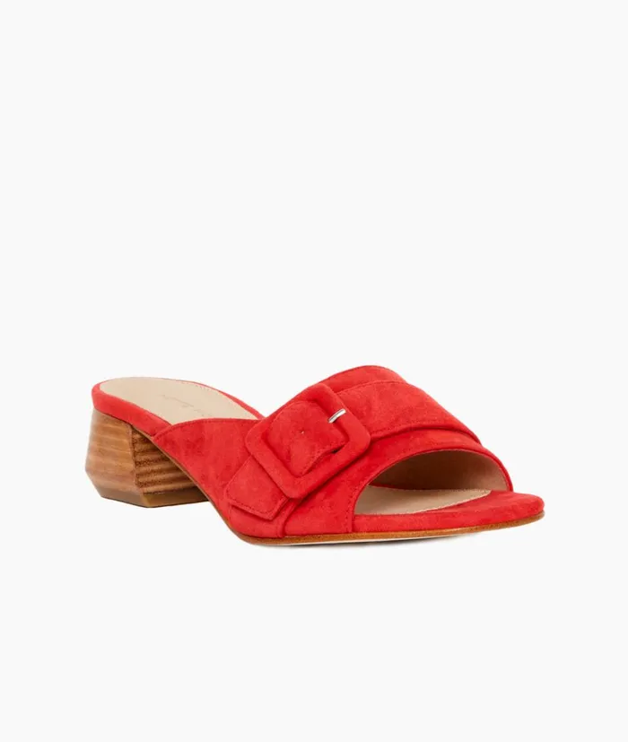 Pelle Moda Tala Slip On 8211 Flame Flame Kid Suede Women Low Heels Pelle Moda Tala Slip On 8211 Flame Flame Kid Suede Women Low Heels