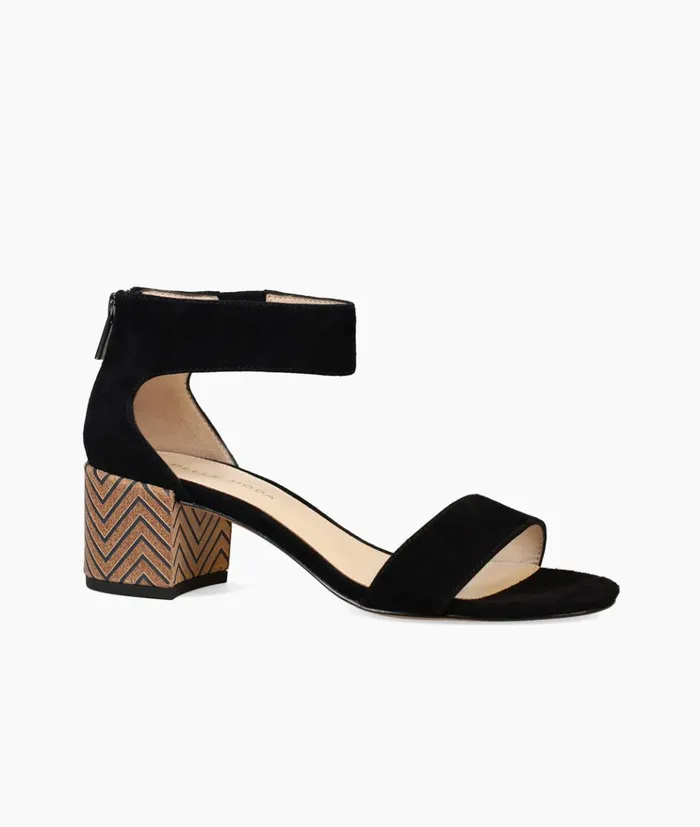 Pelle Moda Urban Low Heel 8211 Black Black Kid Suede Women Low Heels Pelle Moda Urban Low Heel 8211 Black Black Kid Suede Women Low Heels