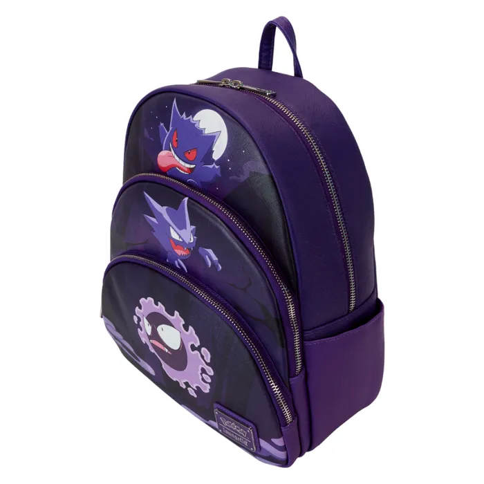 Pokmon Gengar Evolution Triple Pocket Mini Backpack Unisex Loungefly Backpacks Pokmon Gengar Evolution Triple Pocket Mini Backpack Unisex Loungefly Backpacks