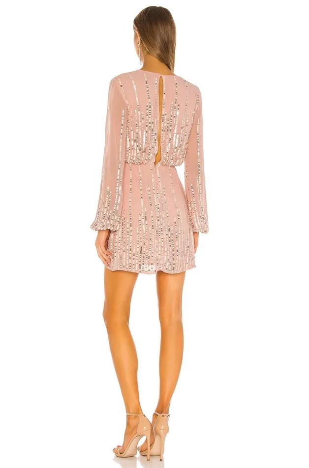 Poppy Mini Dress Blush Women Lovers and Friends Dresses