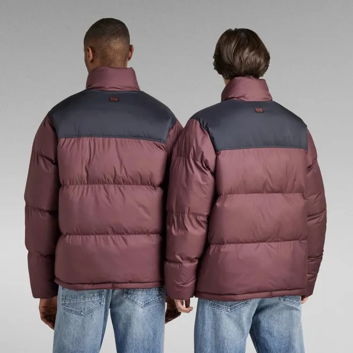 Puffer Jackets MenWomen GStar RAW Unisex Attac Utility Puffer Vineyard Wine