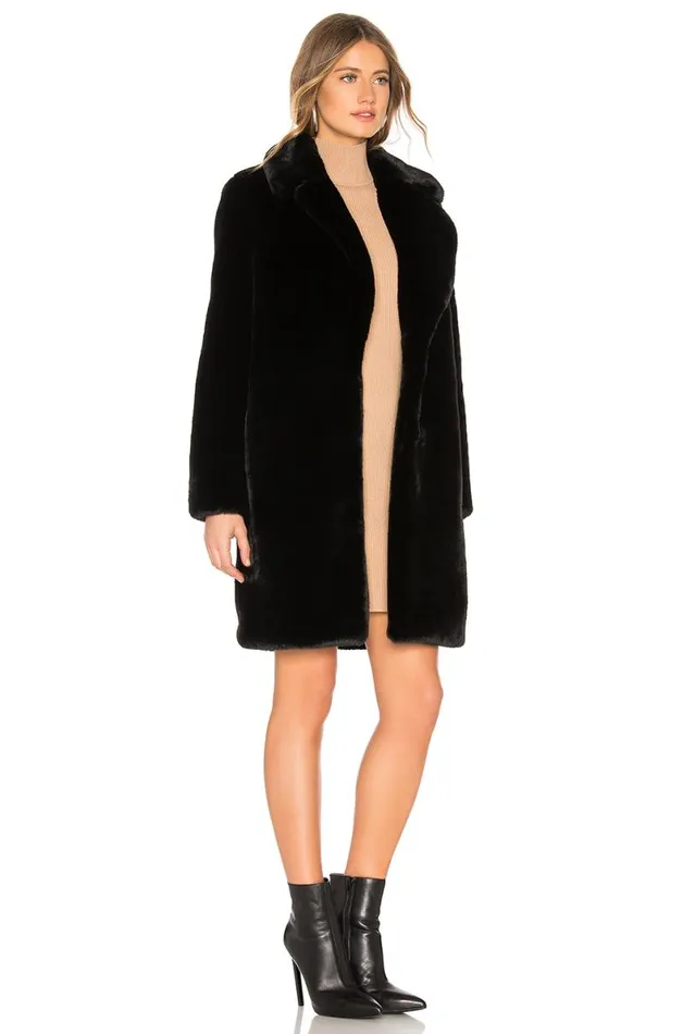 Romy Coat Black Women Lovers and Friends Jackets and Coats