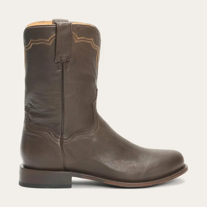 Ropers Men Stetson Puncher Boots Brown