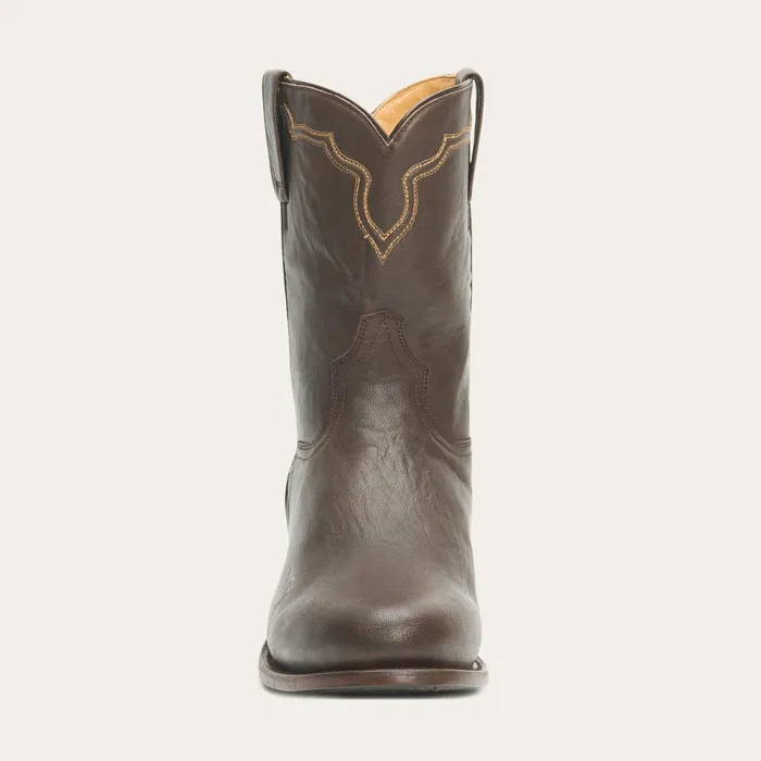 Ropers Men Stetson Puncher Boots Brown