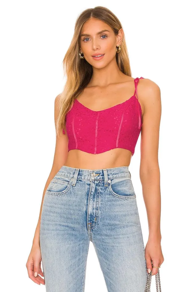 Rosanna Bustier Top Paradise Pink Women Lovers and Friends Tops