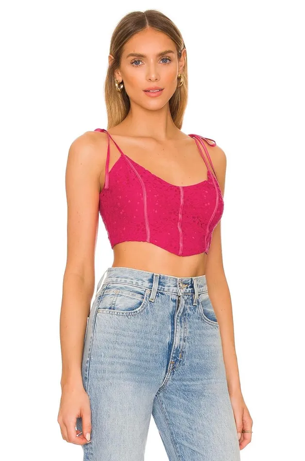 Rosanna Bustier Top Paradise Pink Women Lovers and Friends Tops