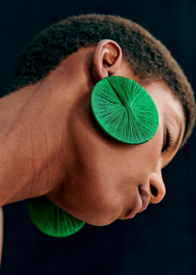 Szane Earrings Womens Diego Earrings Green