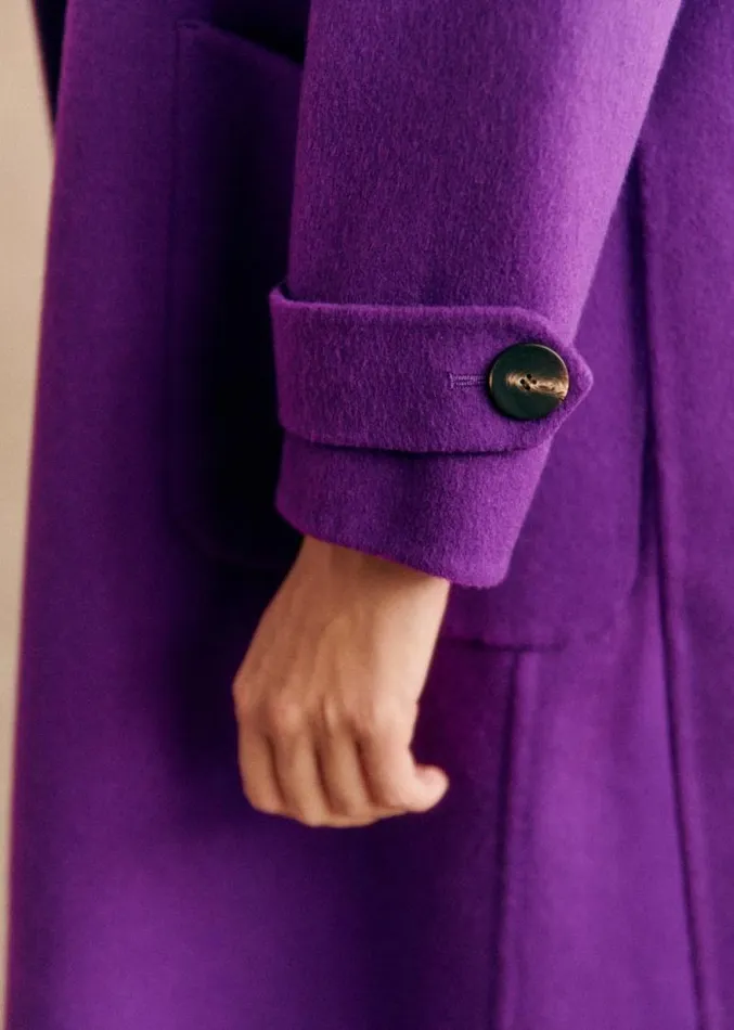 Szane Jackets and Coats Womens Mederick Coat Purple