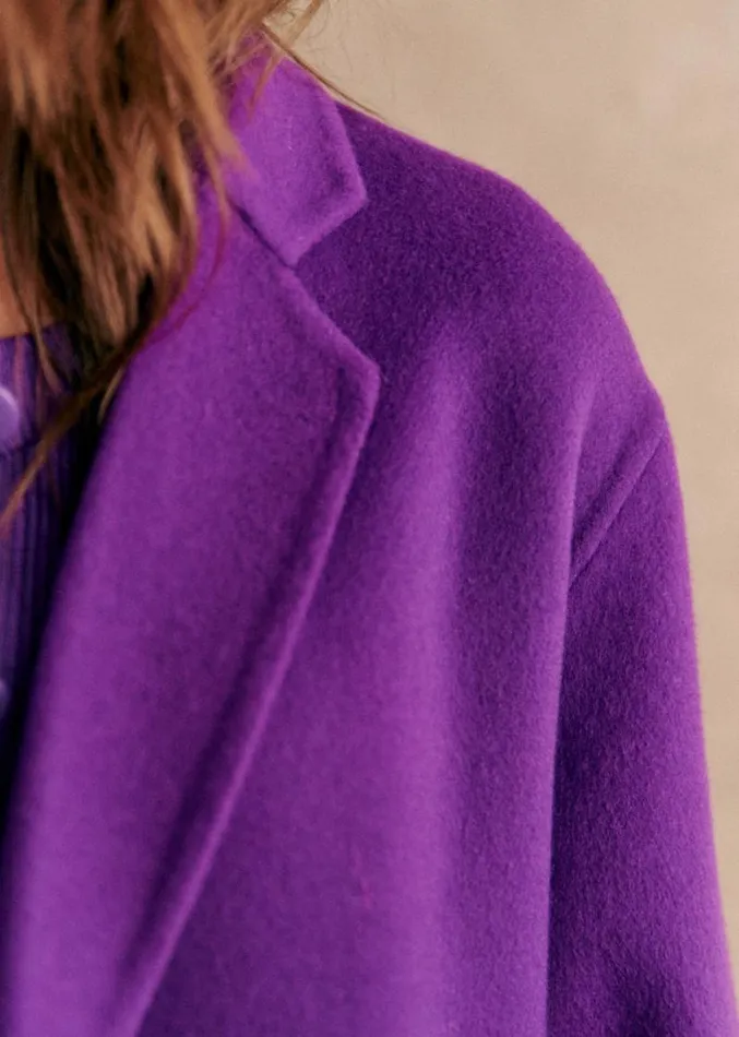 Szane Jackets and Coats Womens Mederick Coat Purple