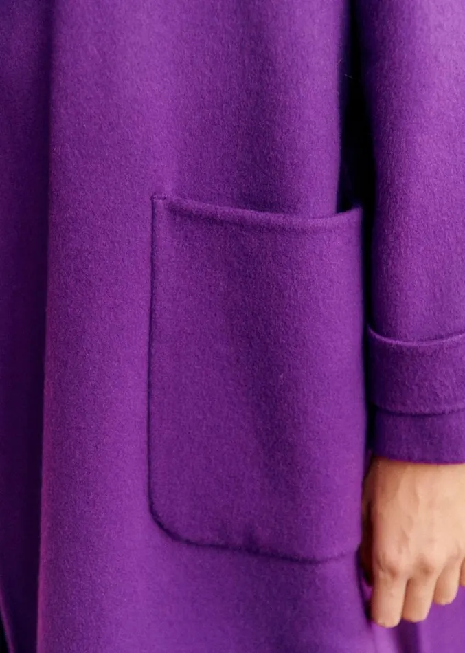 Szane Jackets and Coats Womens Mederick Coat Purple