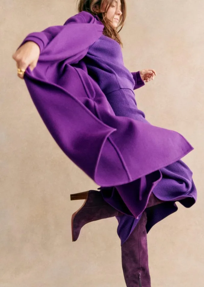 Szane Jackets and Coats Womens Mederick Coat Purple