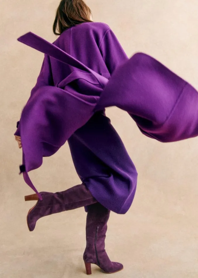 Szane Jackets and Coats Womens Mederick Coat Purple