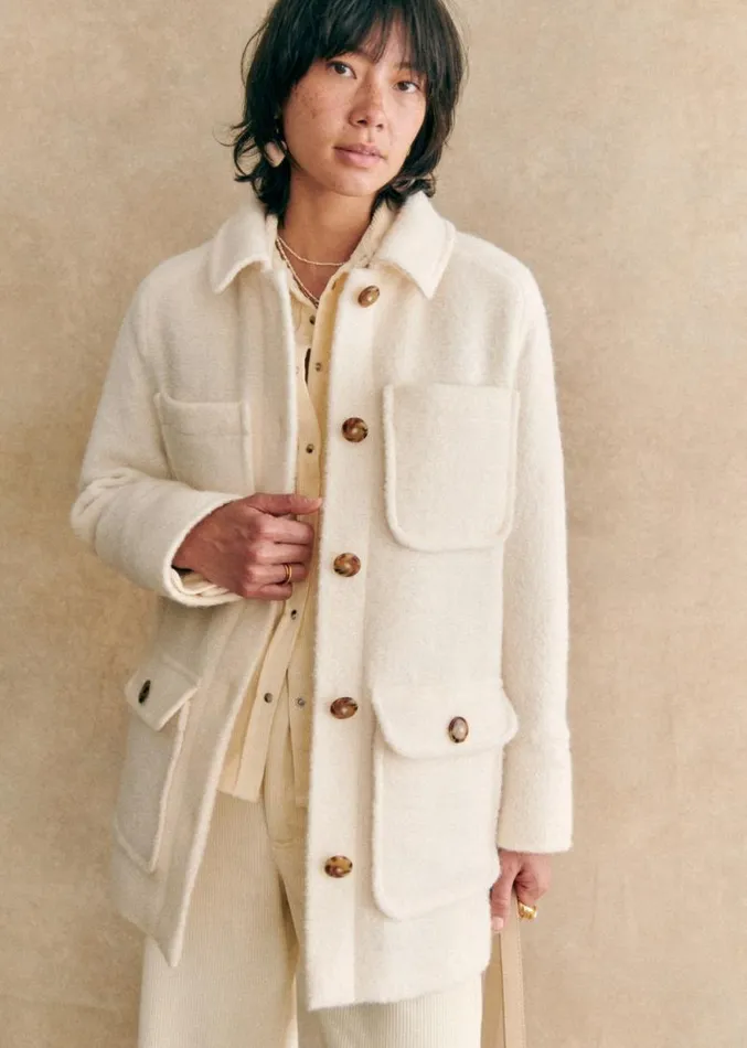 Szane Jackets and Coats Womens Paolo Coat Ecru