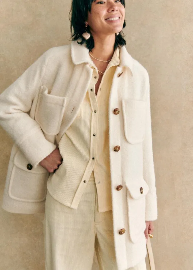 Szane Jackets and Coats Womens Paolo Coat Ecru