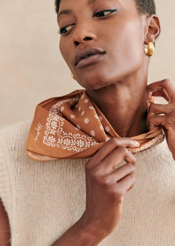 Szane Scarves Womens Cleopatra Scarf Coffee