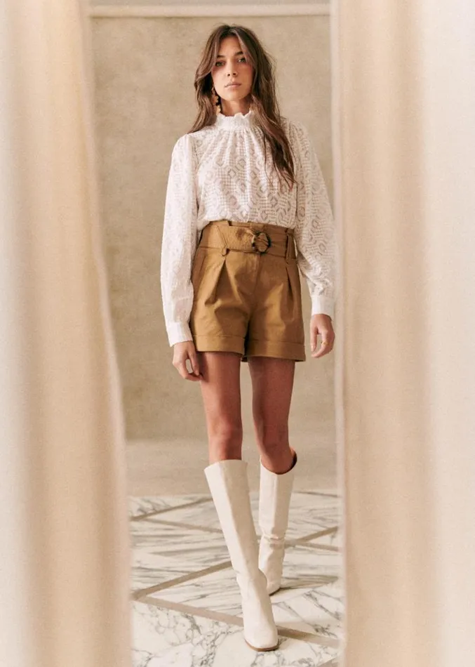 Szane Skirts and Shorts Womens Rome Shorts Caramel