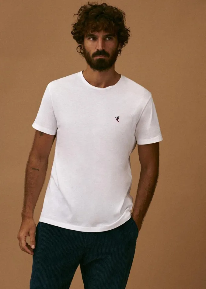 Szane TShirts and Sweatshirts Mens Skier TShirt White
