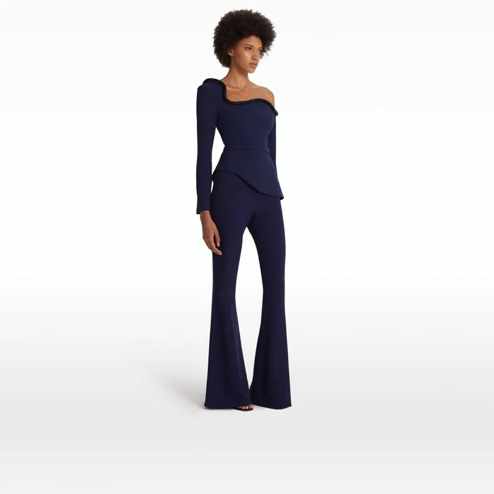 Safiyaa Aime Azurite Blue Top Women Tops
