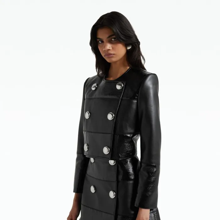 Safiyaa Braite Black Jacket Women Jackets and Coats