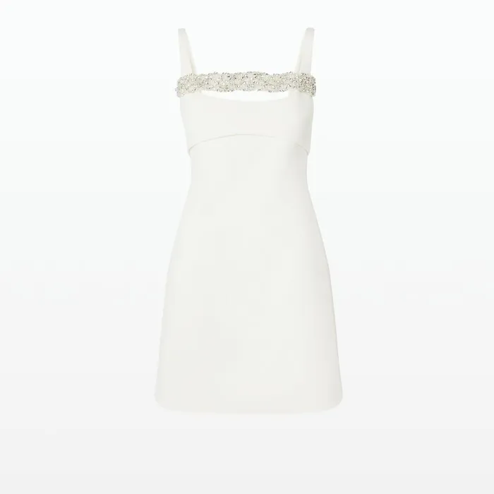 Safiyaa Catri Ivory Short Dress Women Dresses