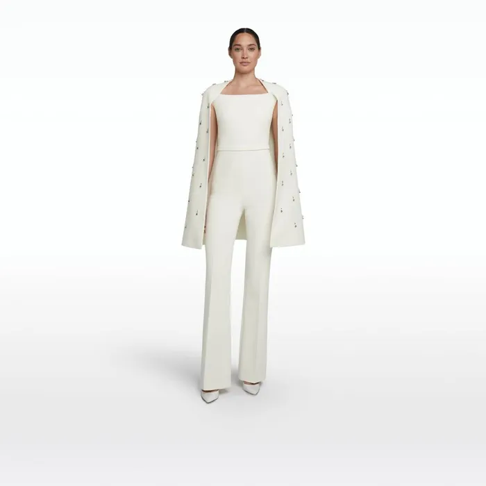Safiyaa Cinzia Ivory Jumpsuit Women Jumpsuits