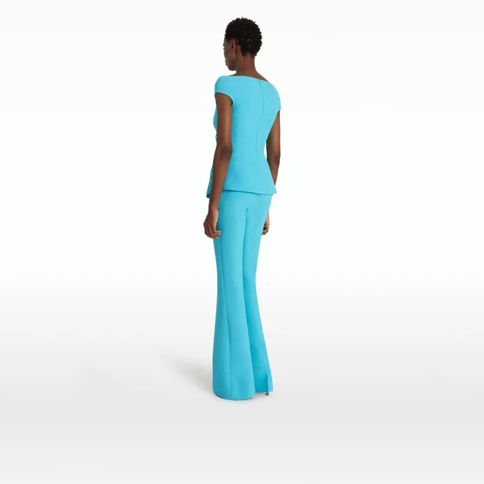 Safiyaa Doralle Aquamarine Top Women Tops