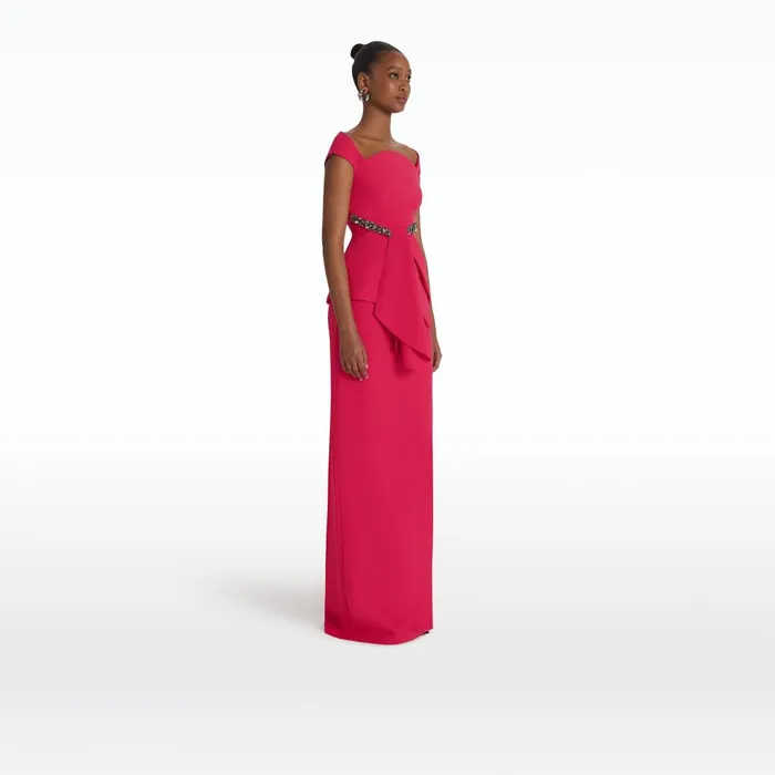 Safiyaa Doralle Raspberry Top Women Tops