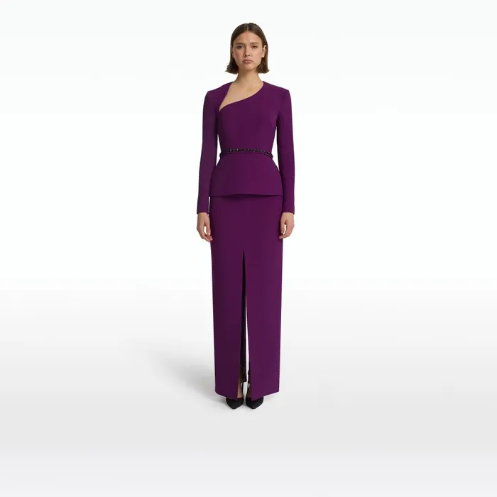 Safiyaa Elowen Currant Skirt Women Skirts