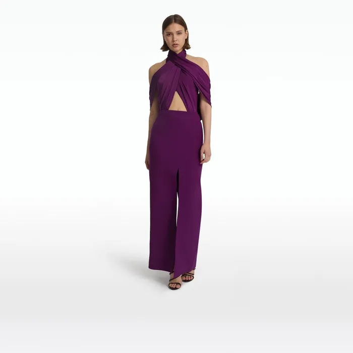 Safiyaa Elowen Currant Skirt Women Skirts