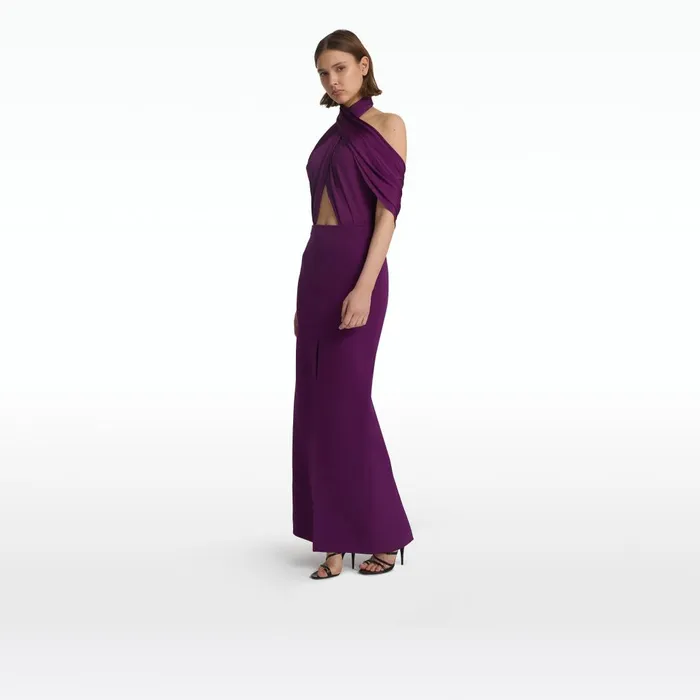 Safiyaa Elowen Currant Skirt Women Skirts