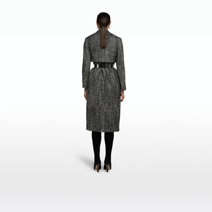 Safiyaa Ennis Black Wool Coat Women Jackets and Coats