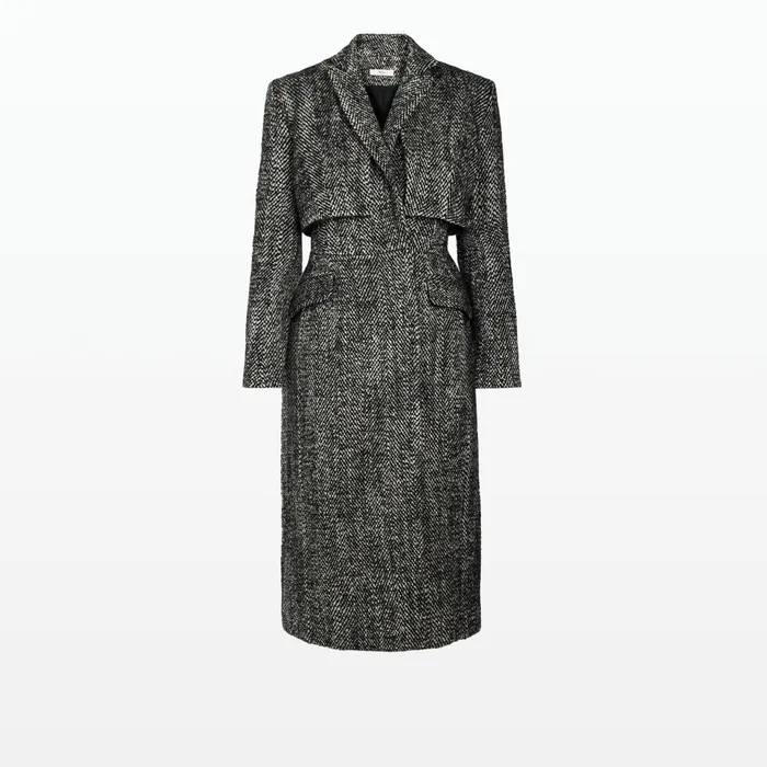Safiyaa Ennis Black Wool Coat Women Jackets and Coats
